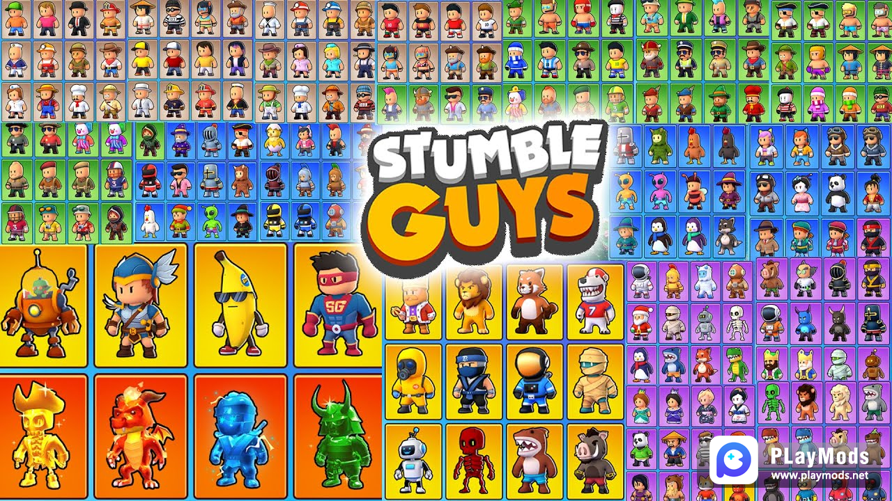 Hack para Stumble Guys Mod Apk Todas las máscaras y más playmods net