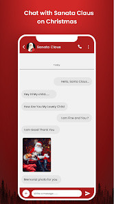 Santa tracker live call Ảnh chụp màn hình trò chơi