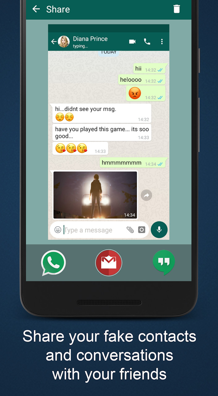 WhatsMock Pro - Prank chat(Pro) screenshot image 3_playmods.games