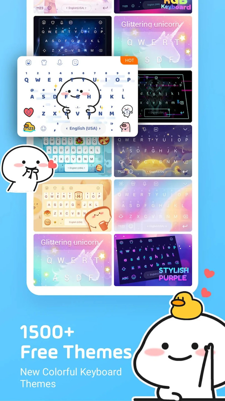 Facemoji Emoji Keyboard&Fonts(VIP Unlocked) screenshot image 3
