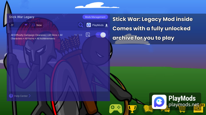 Stick War: Legacy‏(تعديل في الداخل) screenshot image 1