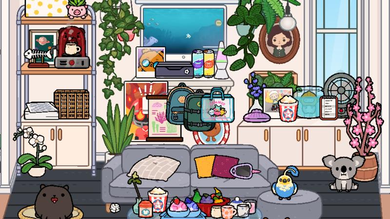 Shanqiu's modern house(Bohemian house) For Toca Life World Mods