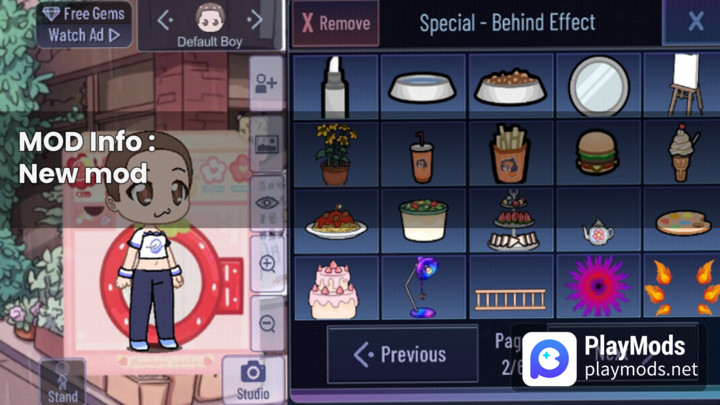 Gacha Cafe(New mod) screenshot image 1_playmod.games