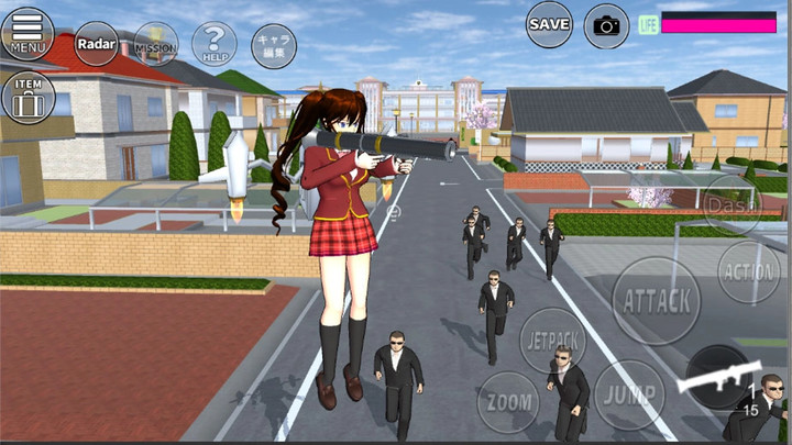 SAKURA School Simulator(Unlocked all skins) screenshot image 1_playmods.games