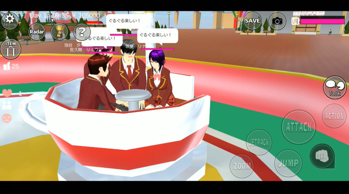 SAKURA School Simulator(Unlocked all skins) screenshot image 3_playmods.games