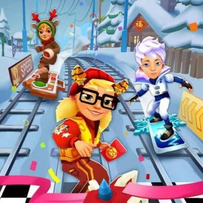 Subway Surf(Arctic map) screenshot image 1_playmods.net