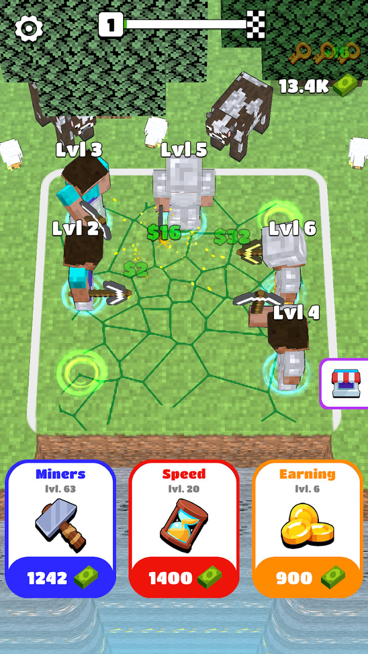 Craft & Mine 3D: Idle Merge‏