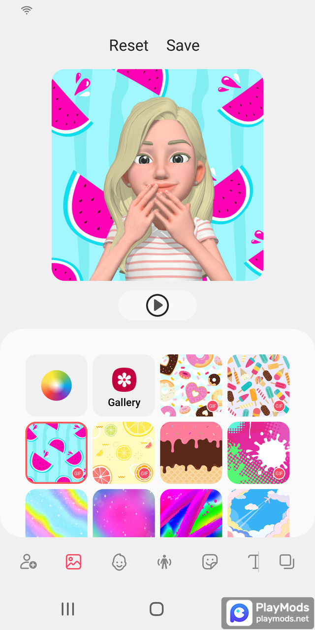 Samsung My Emoji Stickers Ảnh chụp màn hình trò chơi
