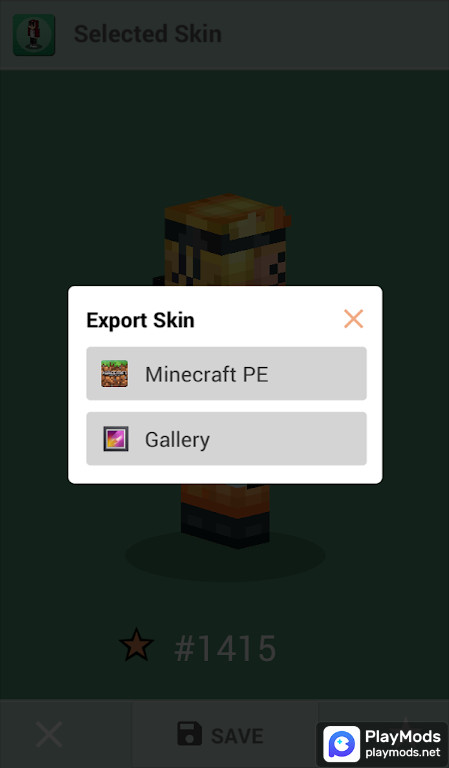 Skins for Minecraft PE Ảnh chụp màn hình trò chơi
