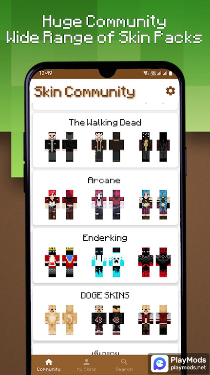 Skin Pack Maker for Minecraft Ảnh chụp màn hình trò chơi