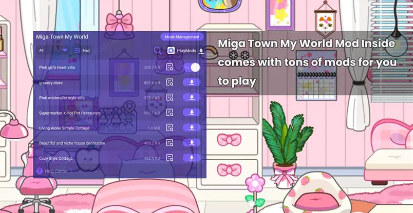 Miga タウン:世界(Mods inside) v1.52_playmods.net