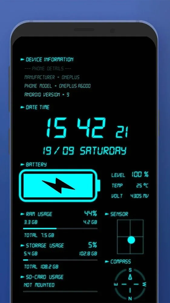 Download Digital Clock Battery Charge Vip Unlocked Mod Apk V6 0 9 For Android