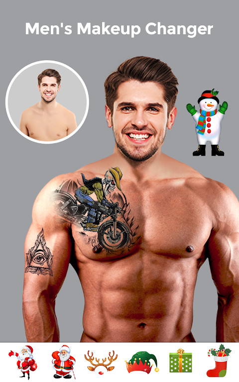 Men Body Styles SixPack tattoo - Photo Editor app
