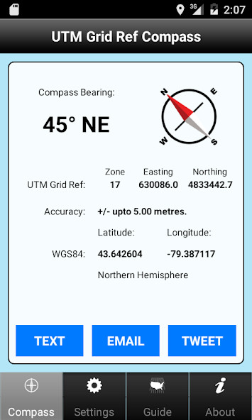 UTM Grid Ref Compass(Paid for free) screenshot image 1_playmods.games