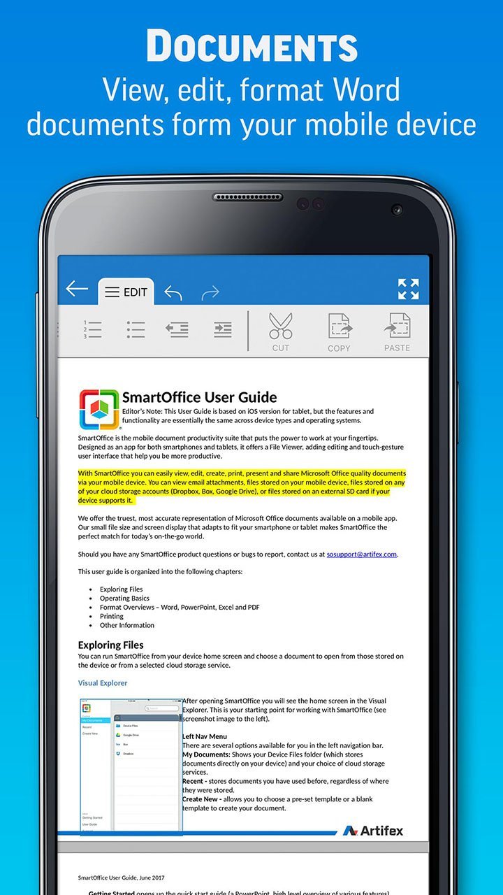 SmartOffice - View & Edit MS Office files & PDFs(Pro-функции разблокированы) screenshot image 2
