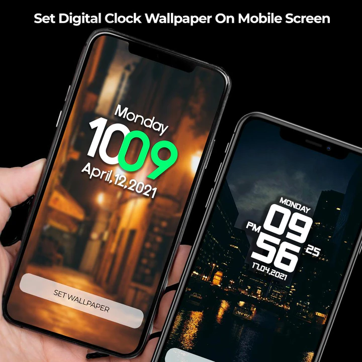 Download Digital Clock Wallpapers MOD APK  for Android