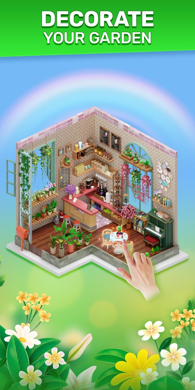 Tile Match :Tiny Garden Design_playmod.games