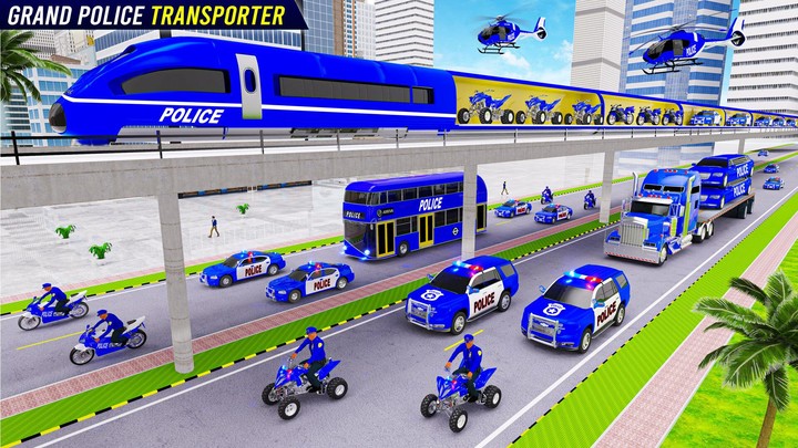 US Police ATV Transport Games‏