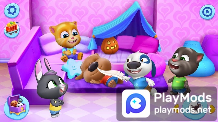 My Talking Tom Friends(Unlimited Money) screenshot image 4_playmods.games