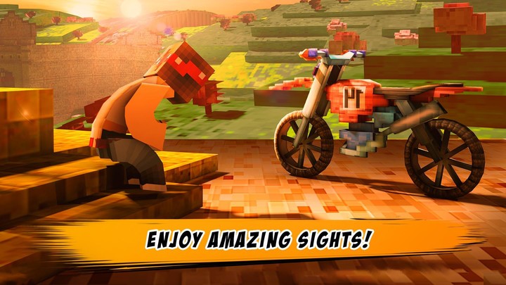 Dirtbike Survival Block Motos_playmod.games