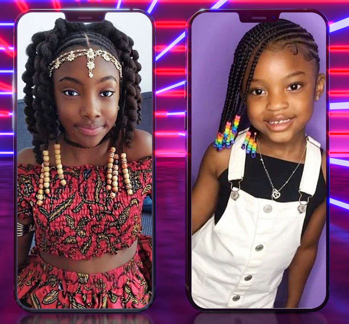 Download African Kids Braid Hairstyle MOD APK  for Android