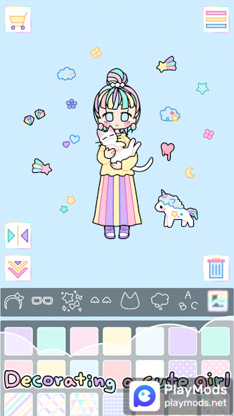 Pastel Girl : Dress Up Game(تسوق مجاني) screenshot image 2