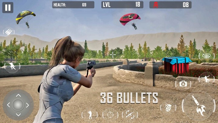 Squad Fire Gun Games - Battleg Ảnh chụp màn hình trò chơi
