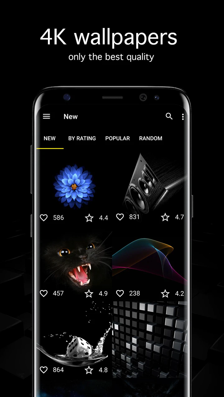 Download Black Wallpapers 4K (Dark) MOD APK  for Android