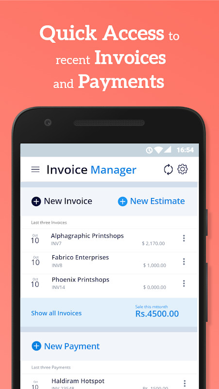 Simple Invoice Manager - Invoice Estimate Receipt_modkill.com