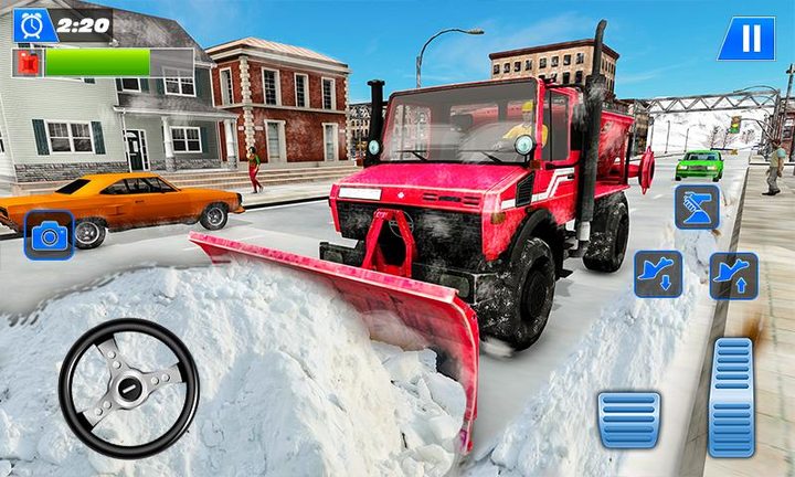 Snow Plow Winter City Rescue‏(أموال غير محدودة) screenshot image 5