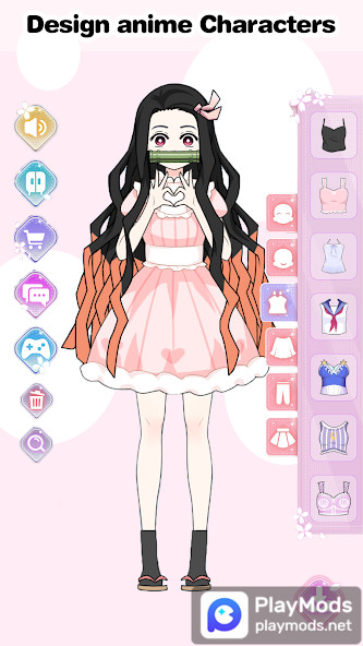 Vlinder Princess Dress up game(فتح جميع الأزياء) screenshot image 2