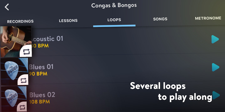 Congas & Bongos: percussion Ảnh chụp màn hình trò chơi