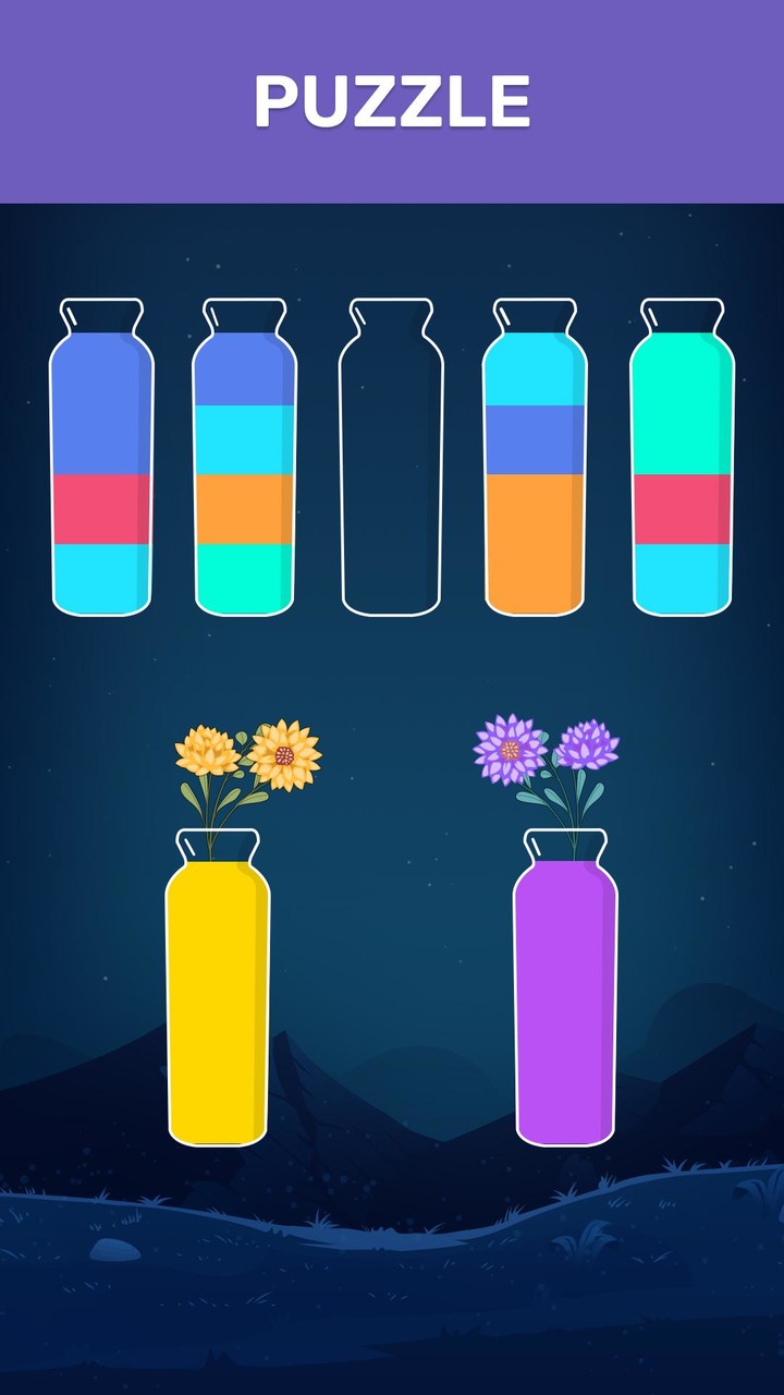 Water Sort Puzzle Color Game‏