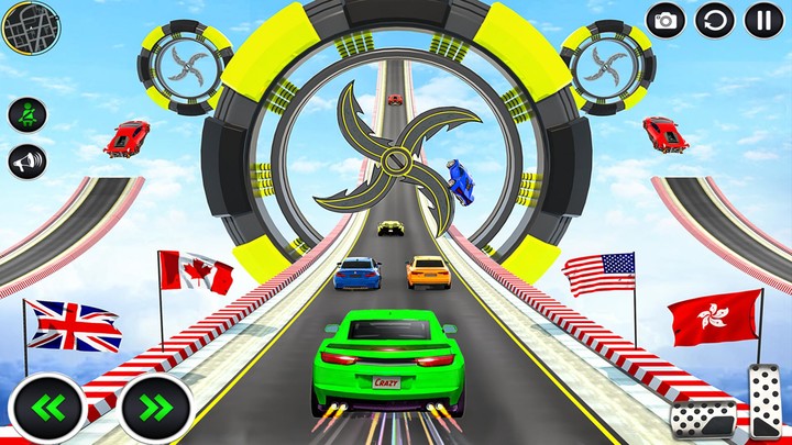 Superhero Mega Ramp Car Stunts Ảnh chụp màn hình trò chơi