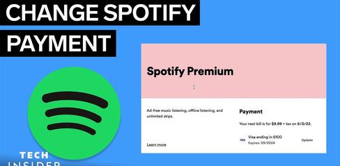 How to Change Credit Cards on Spotify - modkill.com