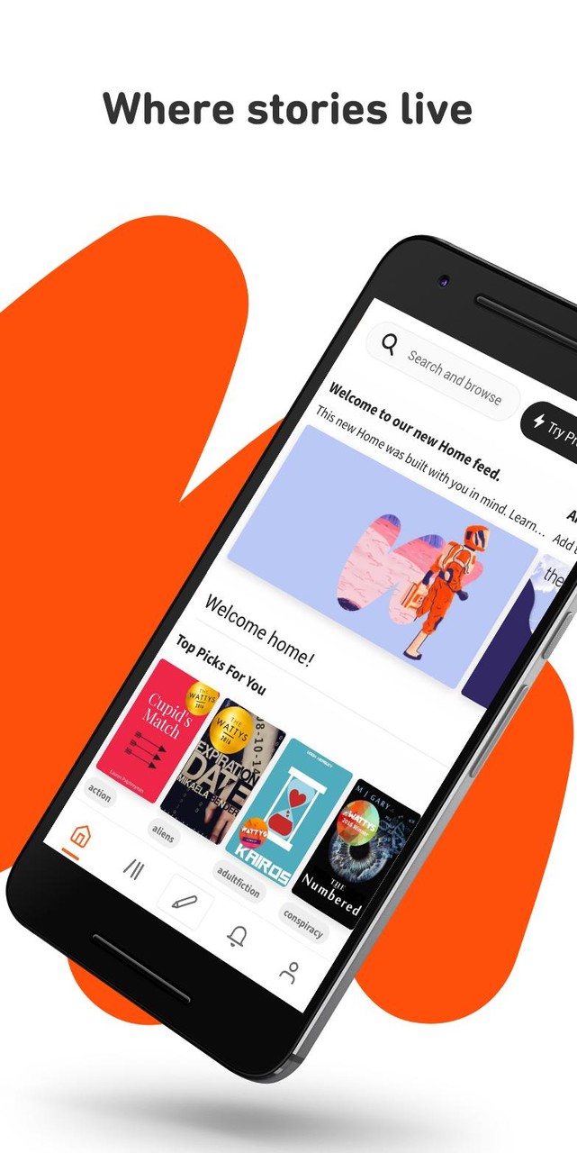 Wattpad – Nơi câu chuyện tồn tại Ảnh chụp màn hình trò chơi