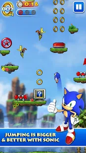 Sonic Jump Pro(Unlimited Currency) screenshot image 2_playmods.net