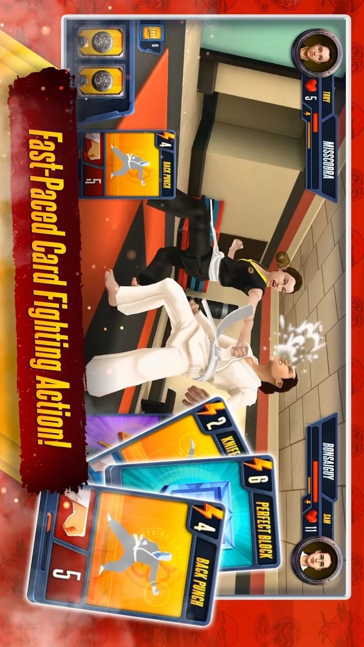 Cobra Kai: Card Fighter(mod Currency&Energy)_modkill.com
