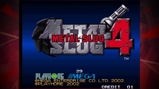 METAL SLUG 4 ACA NEOGEO(разблокировать полную версию) screenshot image 1