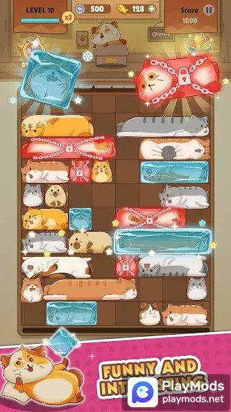 Cats Safe: Sliding Puzzle‏(خالية من الاعلانات ومكافأة) screenshot image 4