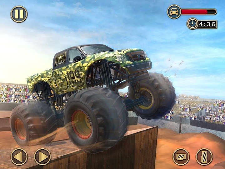 Fearless US Monster Truck Game