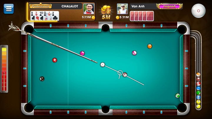 Billiards ZingPlay 8 Ball Pool_modkill.com