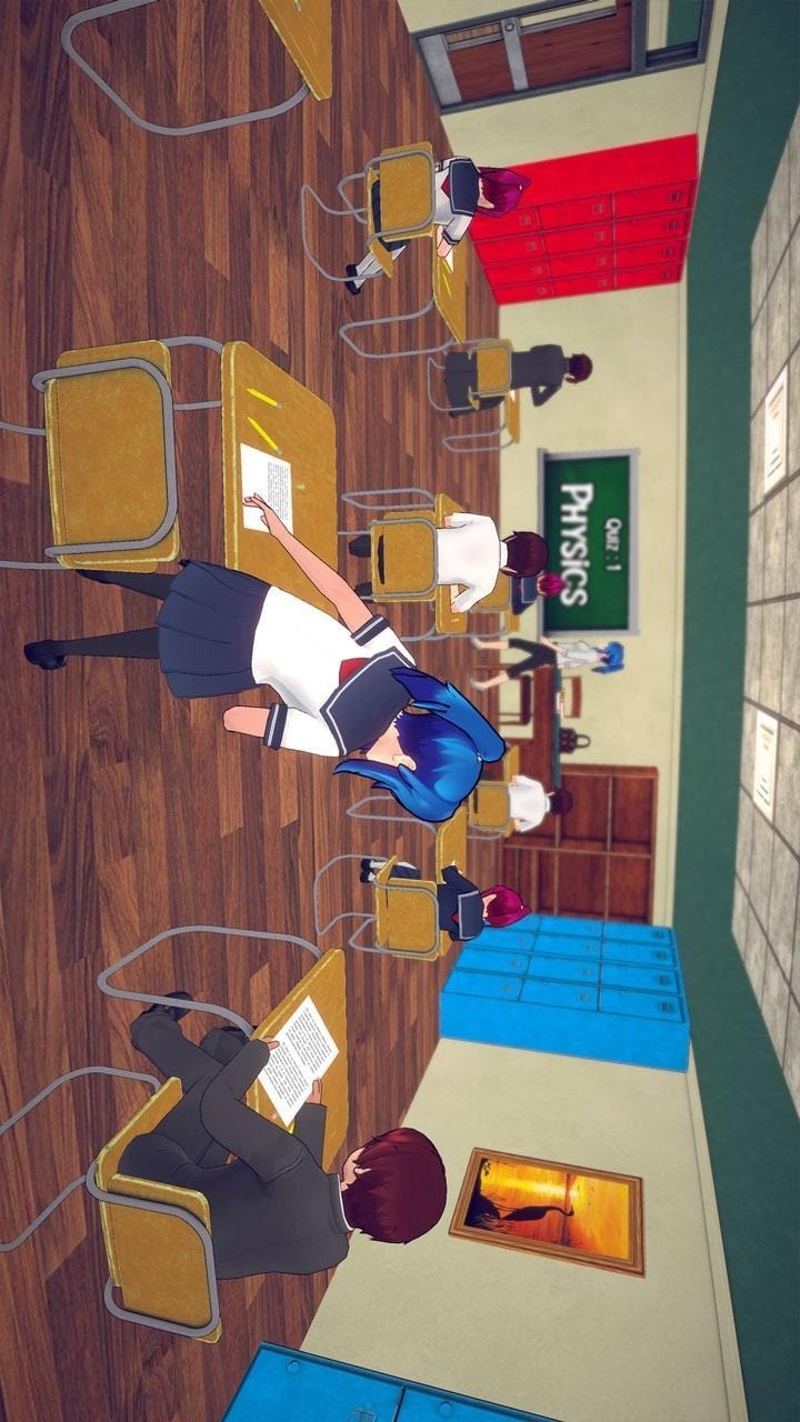 ANIME SCHOOL GIRL Chinese version(Mod menu) screenshot image 1_playmods.net