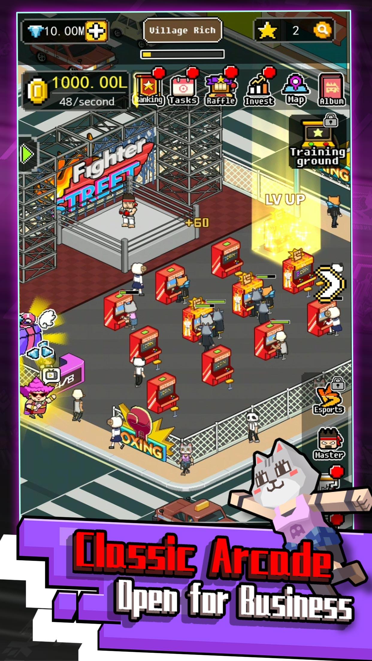 Idle Arcade Tycoon(Lots of money )