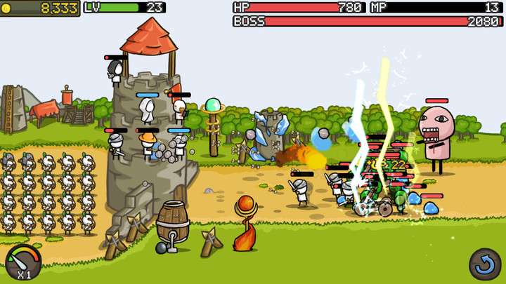 Grow Castle Tower Defense(Unlimited Coins) screenshot image 2_playmod.games