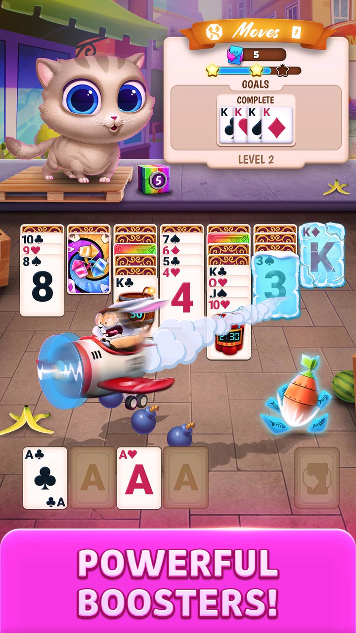 Download Solitaire Pets - Fun Card Game MOD APK v2.70.273226 for Android