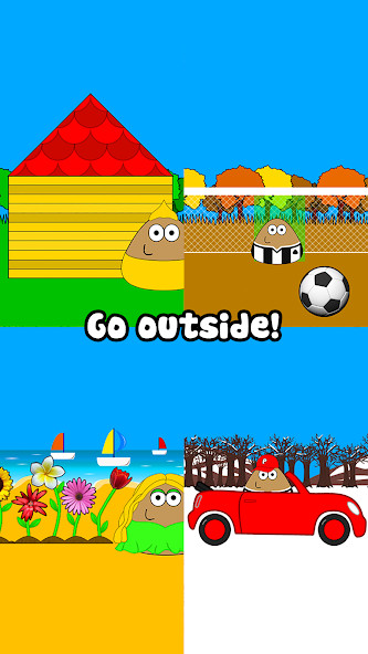 Pou(Unlimited Coins) screenshot image 4_playmods.games