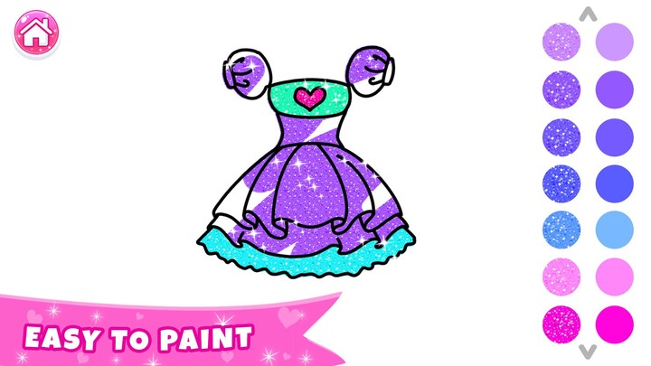 Glitter Coloring Book Painting_playmod.games