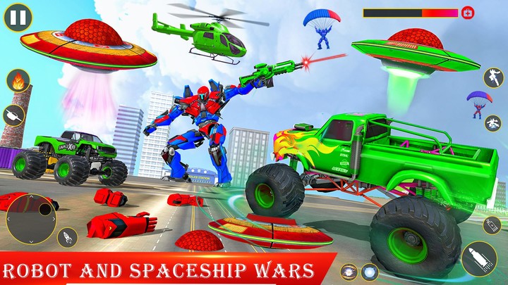 Space Robot Transport Games 3D