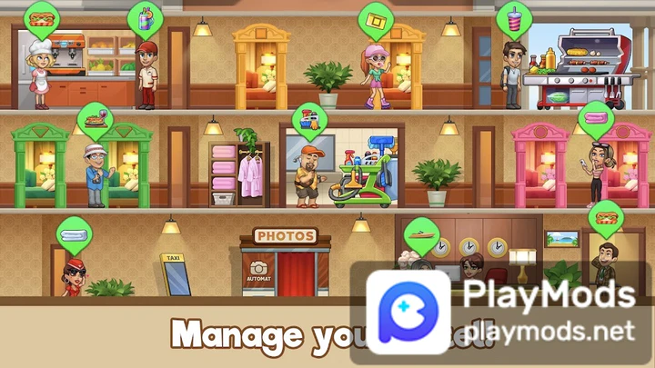 Tải Xuống Doorman Story: Idle Hotel Game Mod Apk V 1.13.3 (Tiền Không Giới  Hạn) Cho Android